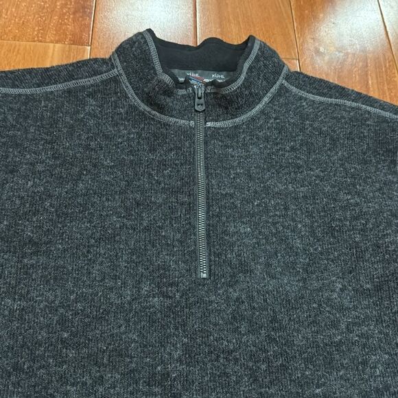 Kuhl Kore Quarter Zio Thermo Gray Pullover Fleece Lined Size M - Picture 3 of 12